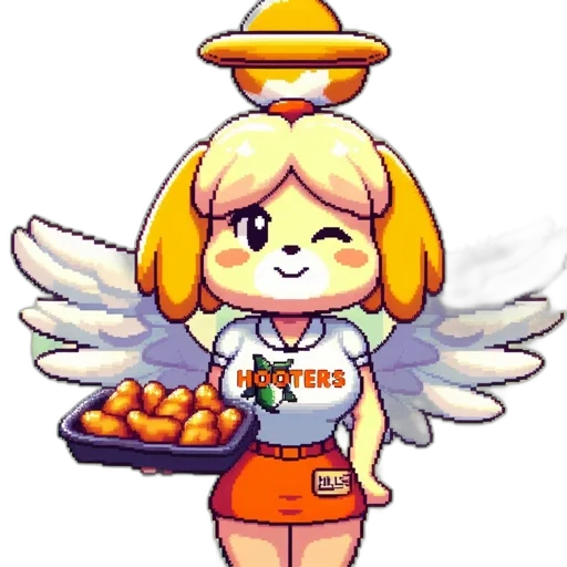 staff, pixel art, concept art, cartoon, fantasy art, pixel, art, animal transparent PNG cut-out