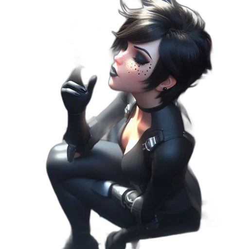 staff, jacket, face, robot, concept art, comic book art, 3d render, cartoon transparent PNG cut-out