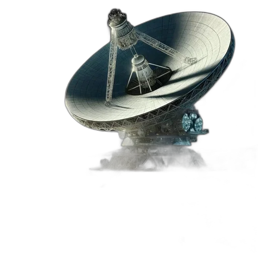 hat, robot, staff, crown, concept art, outer space, satellite, dish transparent PNG cut-out
