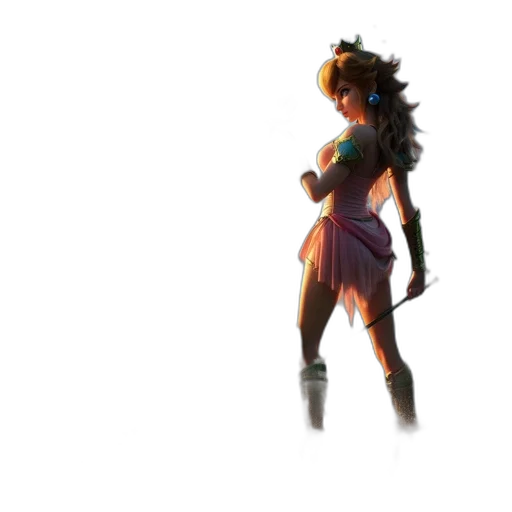 dress, staff, weapon, concept art transparent PNG cut-out