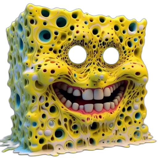 mask, creature, face, robot, 3d render, concept art, photorealistic, underwater transparent PNG cut-out