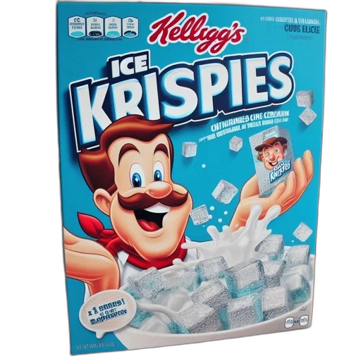 food, weapon, image, features, box, kellogg, ice, krispies transparent PNG cut-out