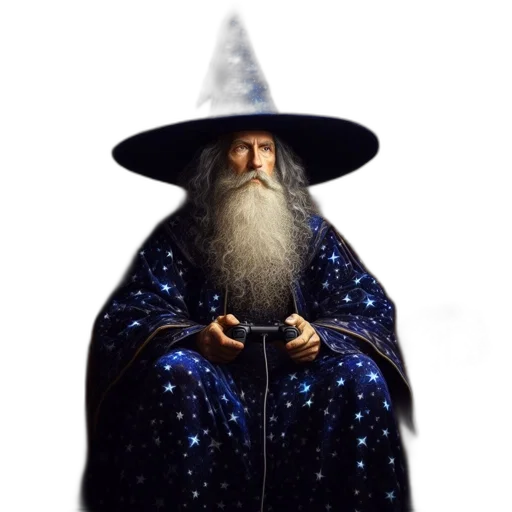 staff, hat, mask, sword, fantasy art, concept art, pixel art, photorealistic transparent PNG cut-out