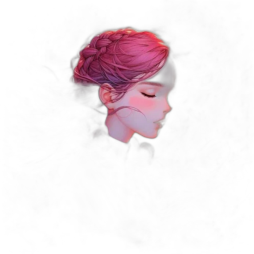 face, crown, hair, jewelry, watercolor, photorealistic, concept art, pixel art transparent PNG cut-out
