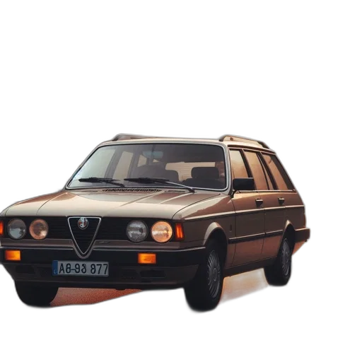 car, animal, photorealistic, 3d render, concept art, vaporwave, vintage, alfa transparent PNG cut-out