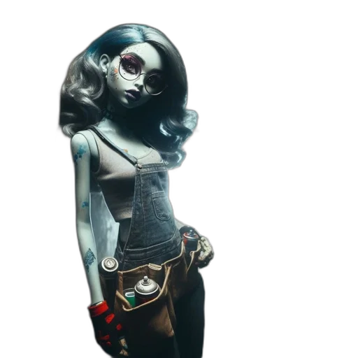 mask, robot, staff, jewelry, concept art, 3d render, cyberpunk, fantasy art transparent PNG cut-out