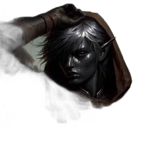 mask, face, weapon, staff, fantasy art, concept art, photorealistic, comic book art transparent PNG cut-out