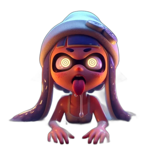 creature, animal, mask, concept art, 3d render, pixel art, fantasy art, animated transparent PNG cut-out