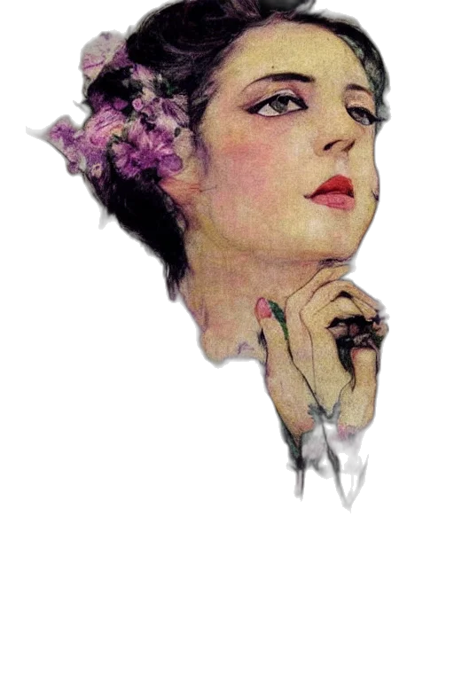 jewelry, face, crown, flower transparent PNG cut-out
