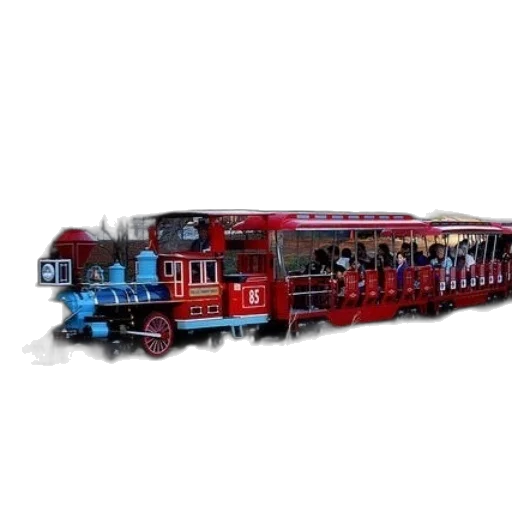car, 3d render, concept art, photorealistic, red, blue, train, number transparent PNG cut-out