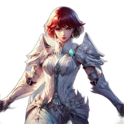 weapon, sword, staff, dress, fantasy art, concept art, anime, comic book art transparent PNG cut-out