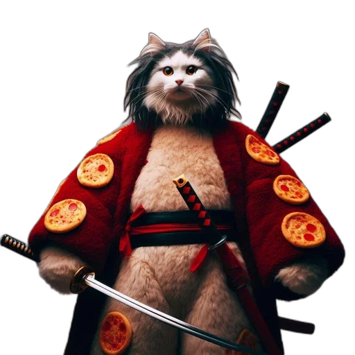 staff, animal, sword, concept art, fantasy art, photorealistic, pixel art, red transparent PNG cut-out