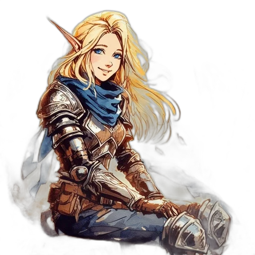 sword, dragon, fantasy art, concept art, pixel art, watercolor, blue, dark transparent PNG cut-out
