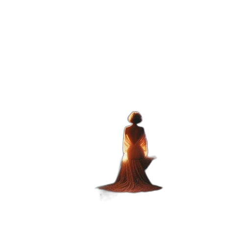 dress, staff, creature, hair, concept art, pixel art, 3d render, photorealistic transparent PNG cut-out