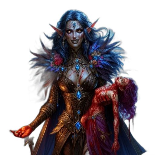 fantasy art, concept art, comic book art, pixel art, dark, blue, ethereal, scene transparent PNG cut-out