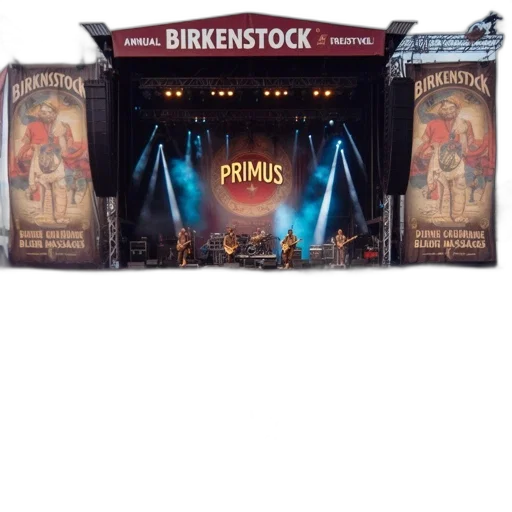 festival, featuring, birkenstock, presents, primus, main, stage, crowds transparent PNG cut-out