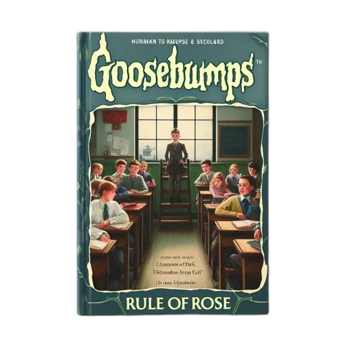 book, cover, stine, goosebumps, rule, rose, vintage, classroom transparent PNG cut-out