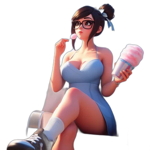 dress, staff, weapon, bottle, concept art, 3d render, fantasy art, cartoon transparent PNG cut-out