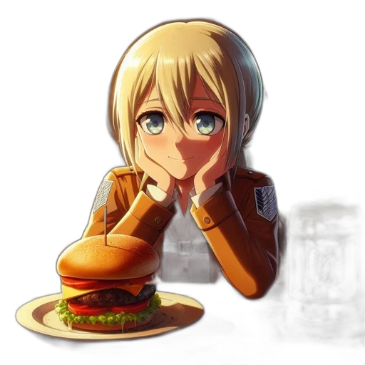 food, animal, face, creature, pixel art, anime, photorealistic, concept art transparent PNG cut-out
