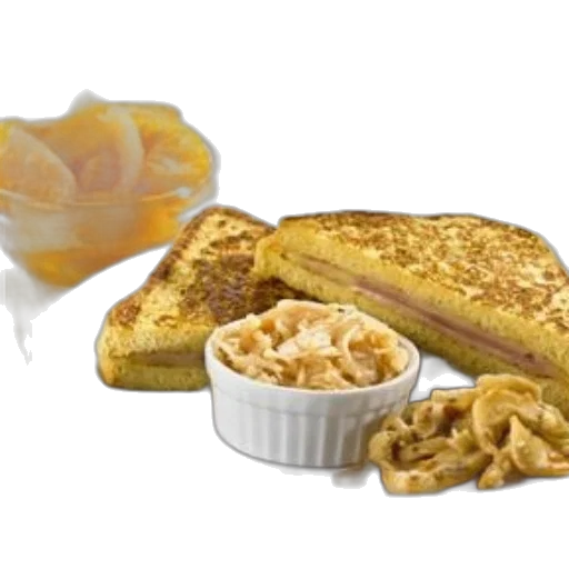 food, crown, photorealistic, 3d render, golden, plate, french, toast transparent PNG cut-out