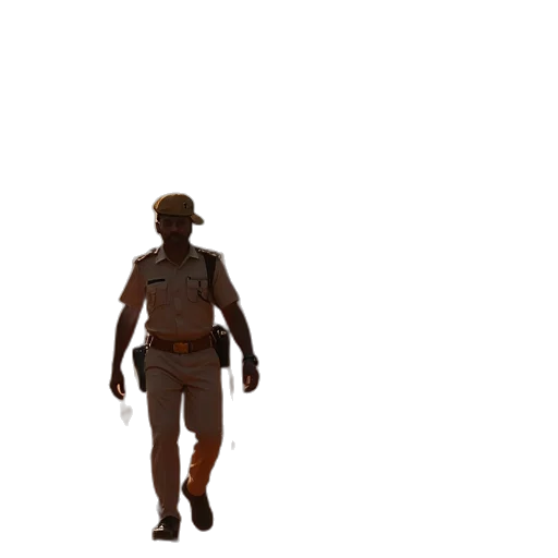 staff, hat, weapon, robot transparent PNG cut-out