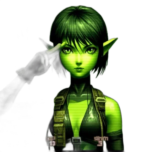 staff, weapon, concept art, fantasy art, pixel art, 3d render, green, fantasy transparent PNG cut-out