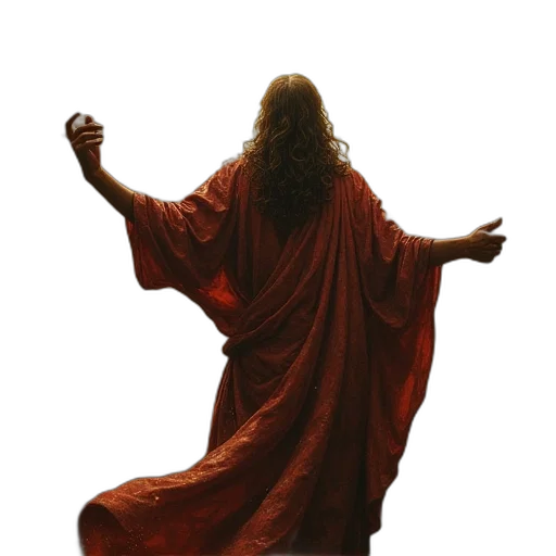 dress, sword, staff, hair, judas, messiah, complete, works transparent PNG cut-out