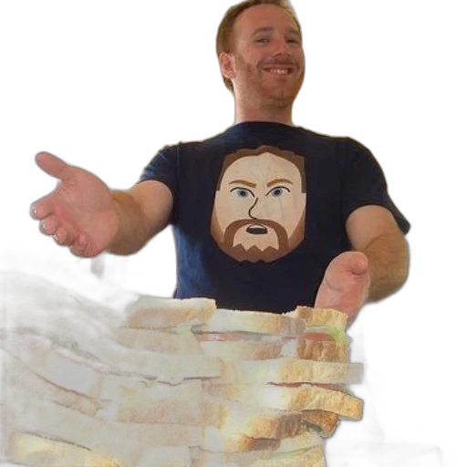 jacket, concept art, 3d render, cartoon, pixel art, man, t-shirt, face transparent PNG cut-out