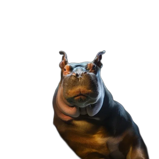 animal, creature, face, staff, 3d render, concept art, photorealistic, watercolor transparent PNG cut-out