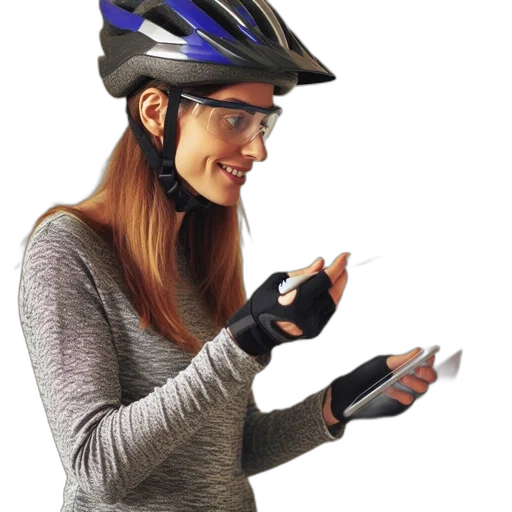 hat, staff, jacket, face, concept art, photorealistic, 3d render, woman transparent PNG cut-out