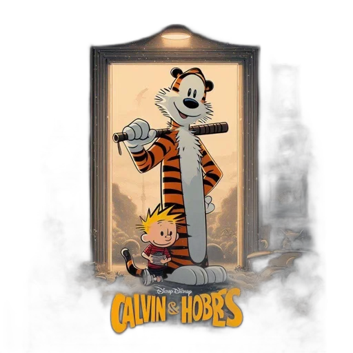 concept art, cartoon, comic book art, fantasy art, poster, featuring, comic, duo transparent PNG cut-out