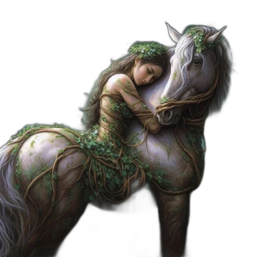 dragon, creature, animal, fantasy art, concept art, photorealistic, oil painting, forest transparent PNG cut-out
