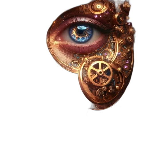 mask, face, jewelry, crown, fantasy art, concept art, photorealistic, 3d render transparent PNG cut-out