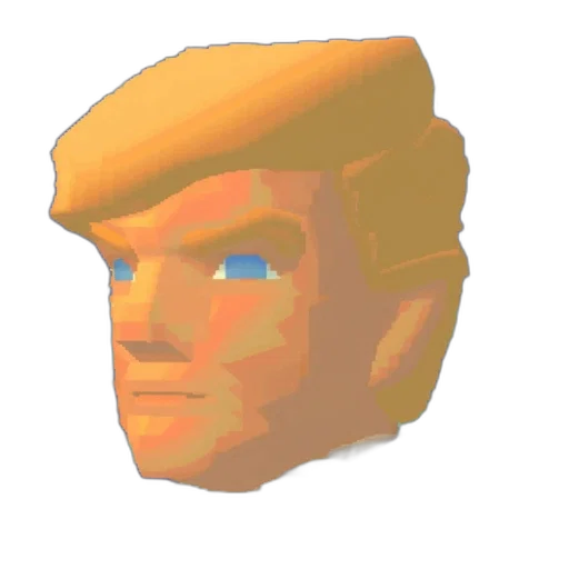 face, hat, crown, robot, pixel art, 3d render, vaporwave, concept art transparent PNG cut-out