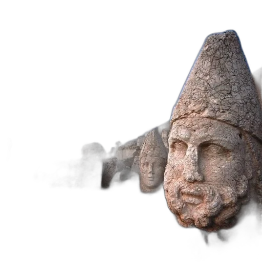 mask, crown, hat, face, 3d render, photorealistic, concept art, ancient transparent PNG cut-out