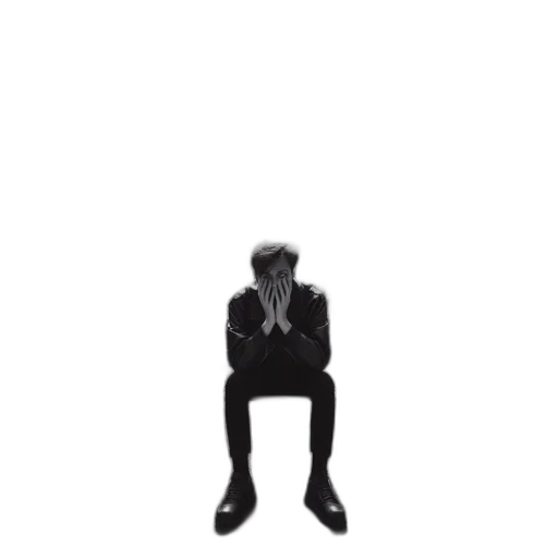 jacket, mask, face, creature, concept art, pixel art, cartoon, 3d render transparent PNG cut-out