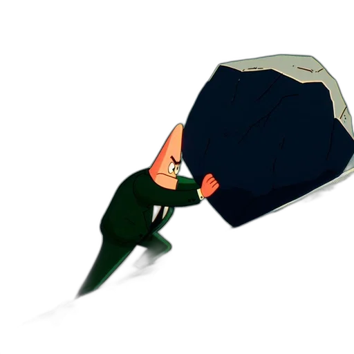 umbrella, jacket, hat, staff, concept art, 3d render, cartoon, underwater transparent PNG cut-out