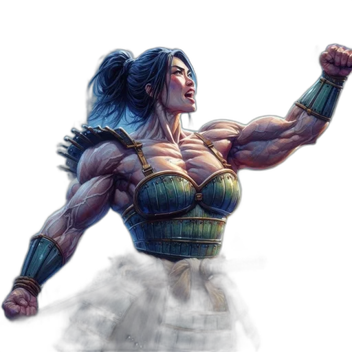 weapon, concept art, fantasy art, comic book art, 3d render, fearless, warrior, dressed transparent PNG cut-out