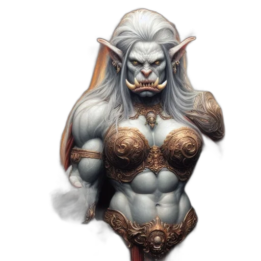 fantasy art, concept art, comic book art, photorealistic, anthropomorphic, primate, figure, donning transparent PNG cut-out
