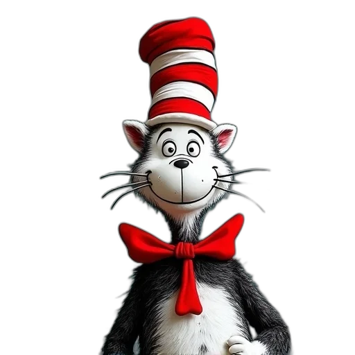 hat, animal, staff, creature, 3d render, concept art, cartoon, photorealistic transparent PNG cut-out