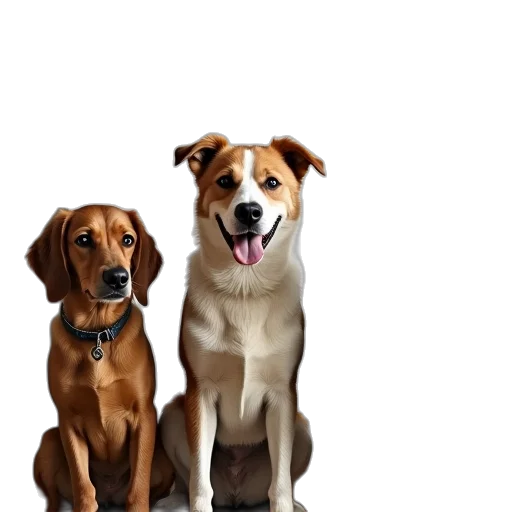 animal, staff, photorealistic, oil painting transparent PNG cut-out
