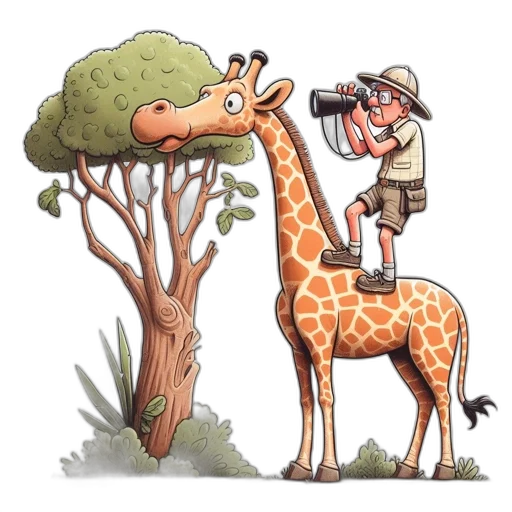 animal, creature, hat, concept art, watercolor, cartoon, forest, natural transparent PNG cut-out