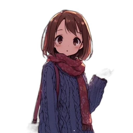 dress, jacket, staff, face, pixel art, anime, watercolor, cartoon transparent PNG cut-out
