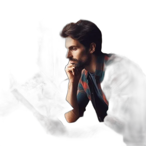 face, jacket, photorealistic, pencil sketch, oil painting, watercolor, fog, fire transparent PNG cut-out