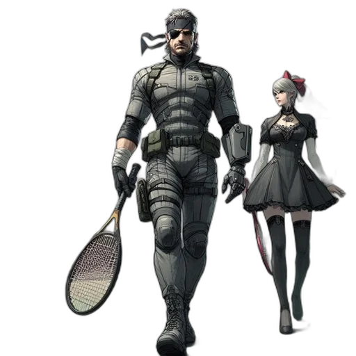 weapon, concept art, cyberpunk, comic book art, 3d render, monochrome, dark, two transparent PNG cut-out
