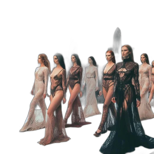 dress, concept art, fantasy art, 3d render, pixel art, earth tones, outdoor, fashion transparent PNG cut-out