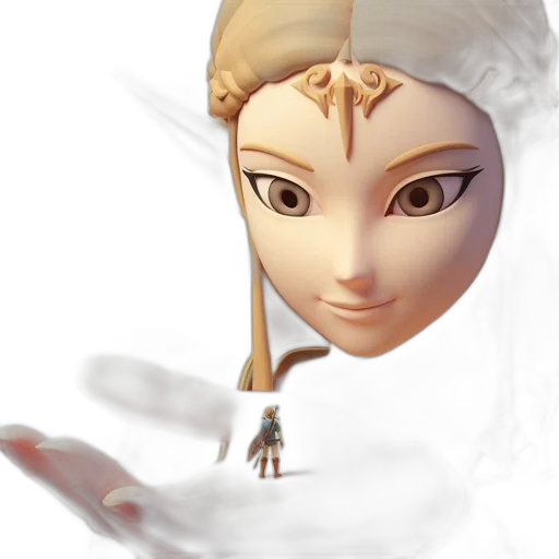 staff, face, sword, crown, concept art, 3d render, fantasy art, photorealistic transparent PNG cut-out