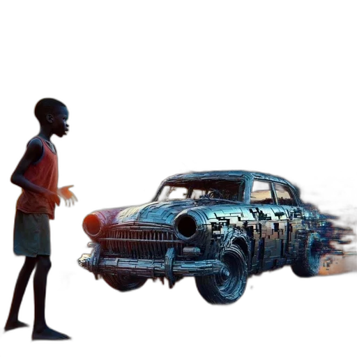 car, robot, weapon, creature transparent PNG cut-out