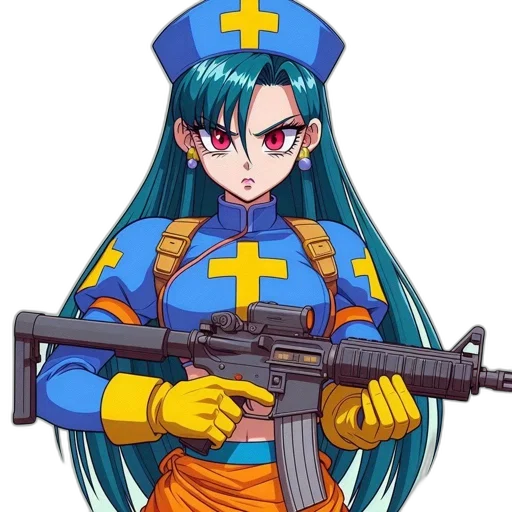 weapon, staff, sword, anime, pixel art, cyberpunk, vaporwave, blue transparent PNG cut-out