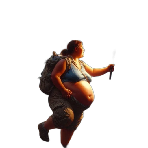 creature, animal, food, staff, concept art, photorealistic, 3d render, fantasy art transparent PNG cut-out